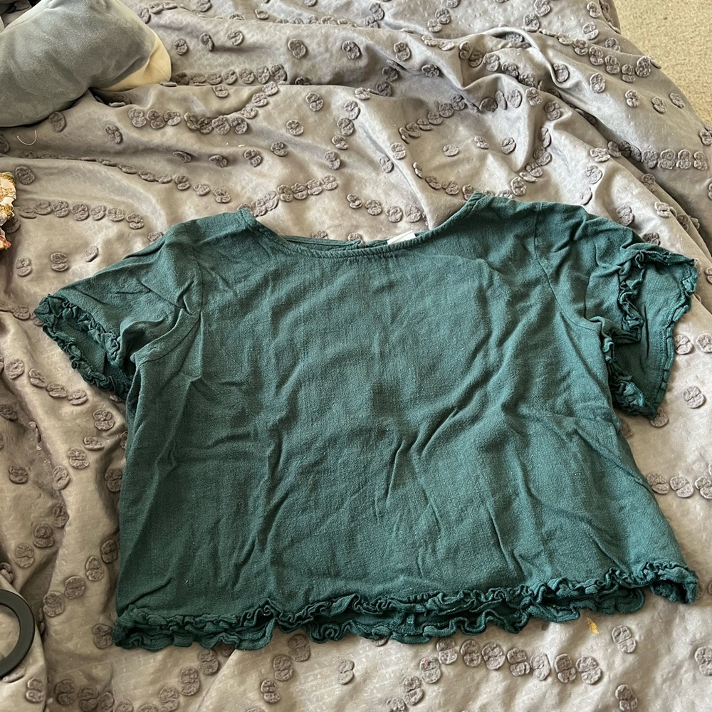 pac sun green crop top